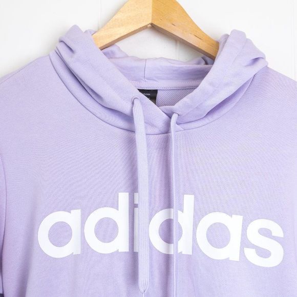 adidas Lavender Purple Hoodie with Pocket, Size Large - Picture 2 of 11